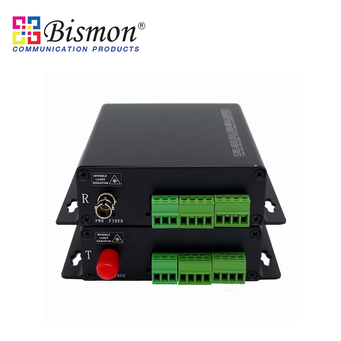 1-CH-Audio-BIDI-balanced-Converter-Single-fiber-20KM-SM-FC-Connector